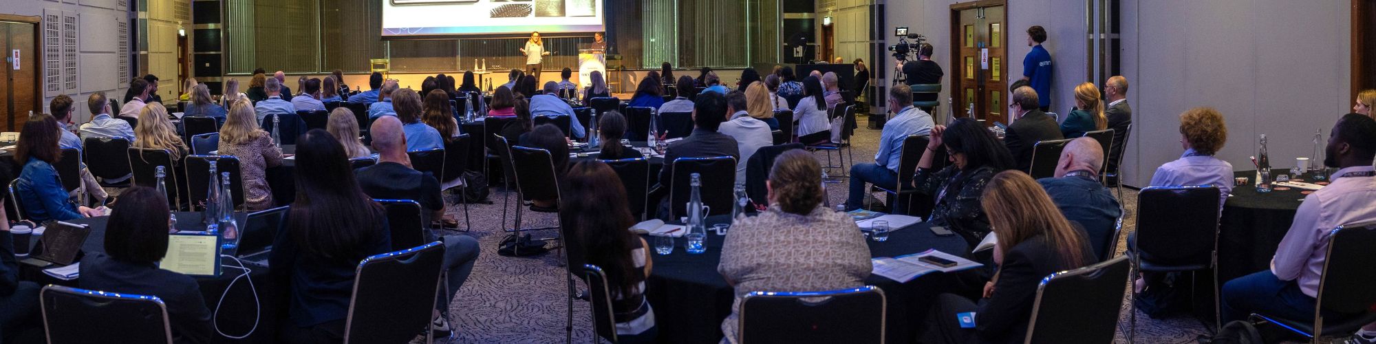 people at a conference